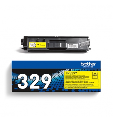 Brother TN-329Y, toner yellow, 6 000 str.