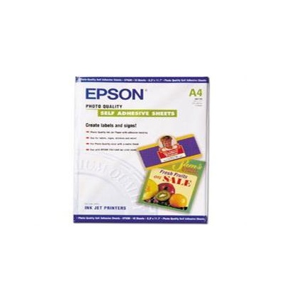 EPSON A4,Photo Quality Inkjet P. samolepící (10ks)