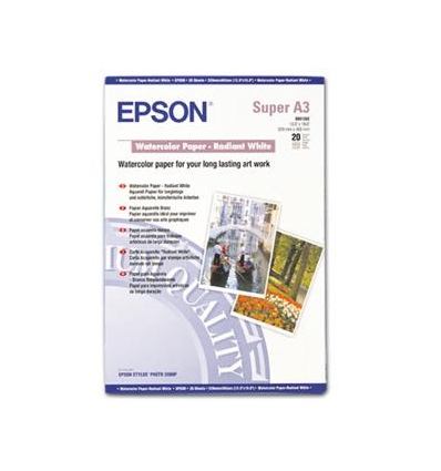 EPSON A3+ Watercolor Paper Radiant White (20listů)