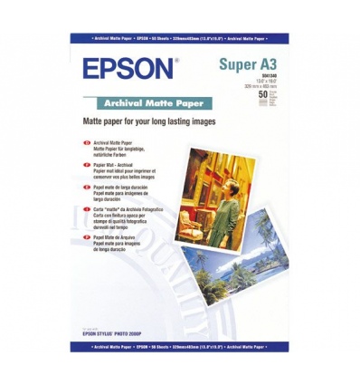 EPSON A3+, Archival Matte Paper (50listů)