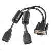 Honeywell VM3 USB Y CABLE - D15 MALE TO TWO USB TYPE A PLUG