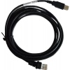 USB kabel pro MK3780,71xx: USB, black, Type A, 2.9m (9.5’), straight, host power