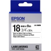 Epson Label Cartridge Standard LK-5WBN Black/White 18mm (9m)