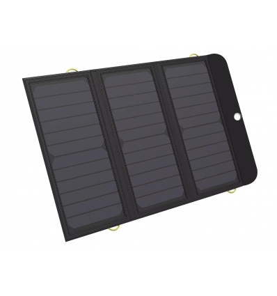 Sandberg Solar Charger 21W 2xUSB+USB-C, solární nabíječka, černá