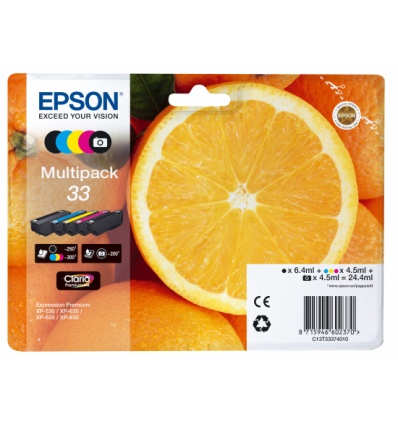 EPSON Multipack 5-colours 33 Claria Premium Ink