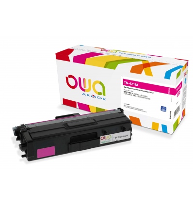 OWA Armor toner kompatibilní s Brother TN-421M, 1800st, červená/magenta