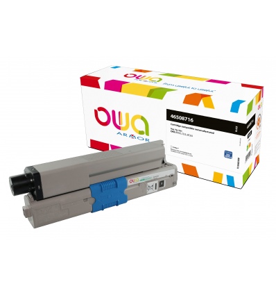 OWA Armor toner kompatibilní s OKI 46508716, 1500st, černá/black