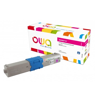 OWA Armor toner kompatibilní s OKI 46508714, 1500st, červená/magenta