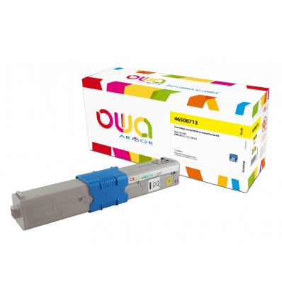 OWA Armor toner kompatibilní s OKI 46508713, 1500st, žlutá/yellow