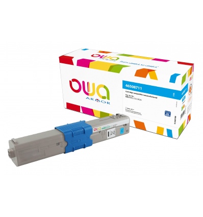 OWA Armor toner kompatibilní s OKI 46508711, 3000st, modrá/cyan