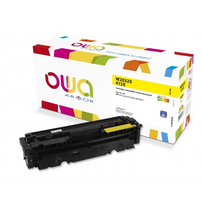 OWA Armor toner kompatibilní s HP W2032X, 415X, 6000st, žlutá/yellow