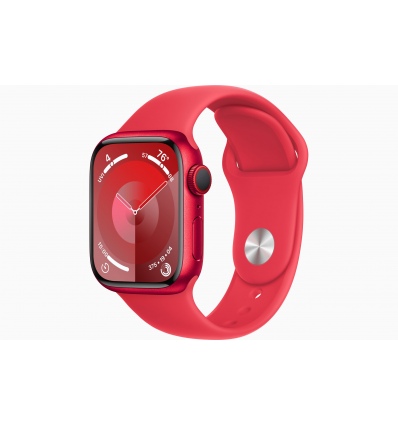 Apple Watch S9 Cell/41mm/PRODUCT RED/Sport Band/PRODUCT RED/-M/L