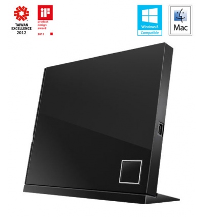 ASUS SBC-06D2X-U BLACK ext. slim BD COMBO +SW