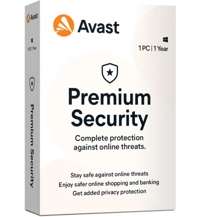 Avast Premium Security for Windows 1 PC 1Y