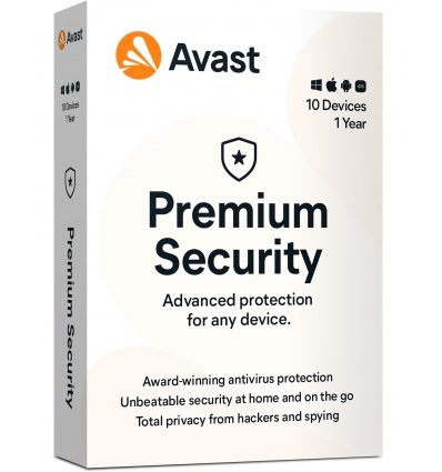 Avast Premium Security MD, up to 10 connections 1Y