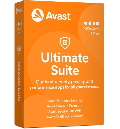 AVAST Ultimate MD up to 10 connections 1Y