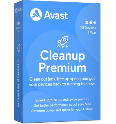 Avast Cleanup Premium up to 10 Device 1Y