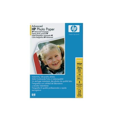 HP Advanced Glossy Photo Paper, A4, 25ks, 250g/m2