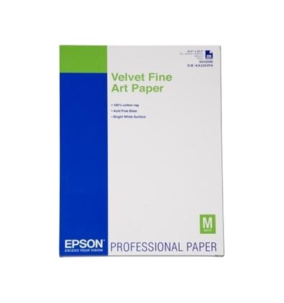 Velvet Fine Art Paper, DIN A2, 260g/m?, 25 listů