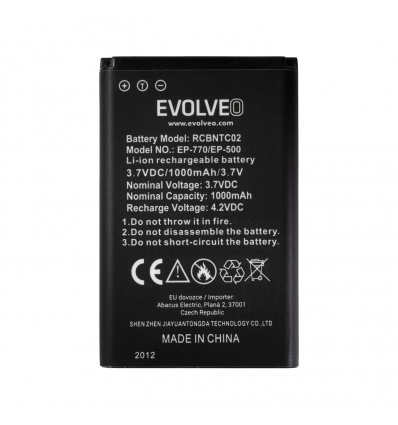 EVOLVEO originální baterie 1000 mAh pro EasyPhone FP,FS