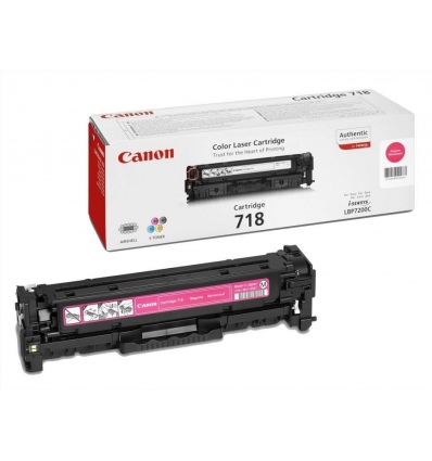 Canon toner CRG-718M, purpurový