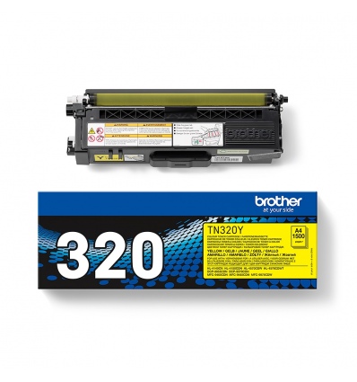 Brother TN-320Y, toner yellow, 1 500 str.