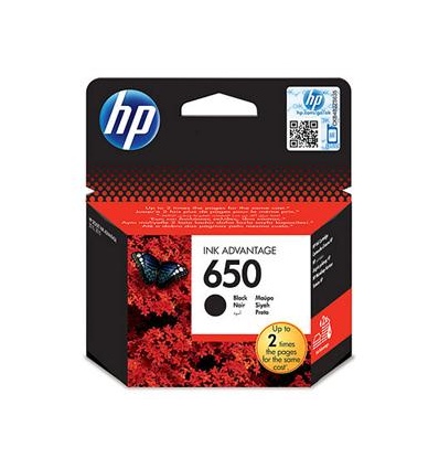 HP 650 černá inkoustová kazeta, CZ101AE