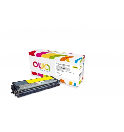 OWA Armor toner kompatibilní s Brother TN-328Y, 6000st, žlutá/yellow