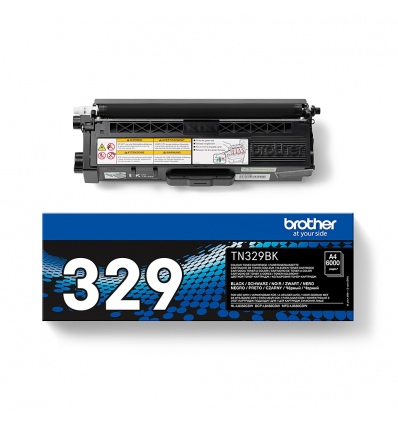 Brother TN-329BK, toner black, 6 000 str.