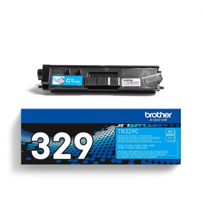 Brother TN-329C, toner cyan, 6 000 str.