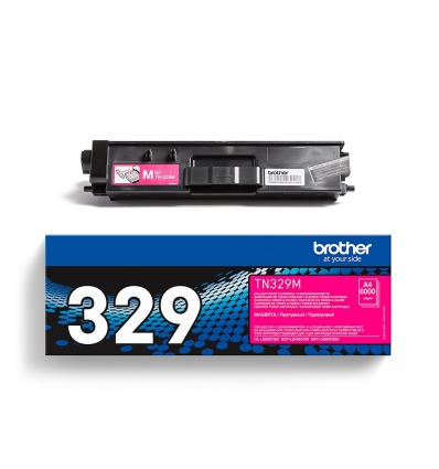 Brother TN-329M, toner magenta, 6 000 str.