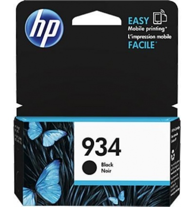 HP 934 černá inkoustová kazeta, C2P19AE