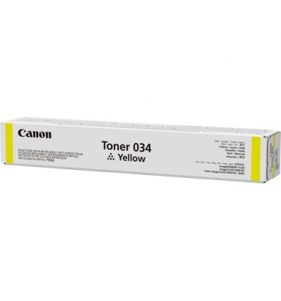 Canon toner 034 žlutý