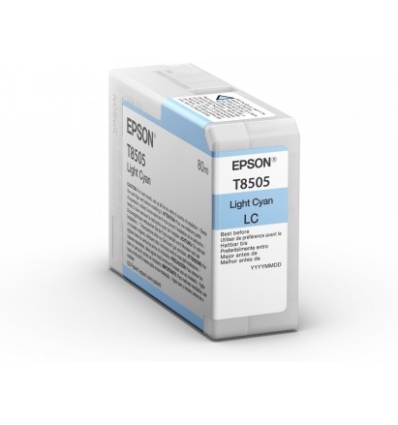 Epson Singlepack Photo Light Cyan T850500 UltraChrome HD ink 80ml