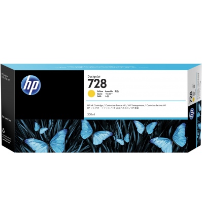 HP no 728 300-ml žlutá ink. kazeta