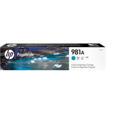 HP 981A - azurová inkoustová kazeta, J3M68A