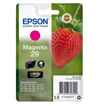 EPSON Singlepack Magenta 29 Claria Home Ink