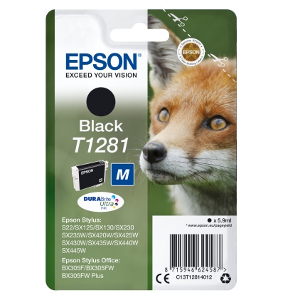 Epson Singlepack Black T1281 DURABrite Ultra Ink