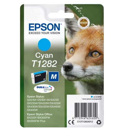 Epson Singlepack Cyan T1282 DURABrite Ultra Ink