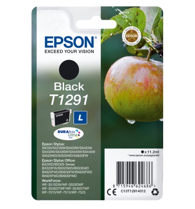 Epson Singlepack Black T1291 DURABrite Ultra Ink