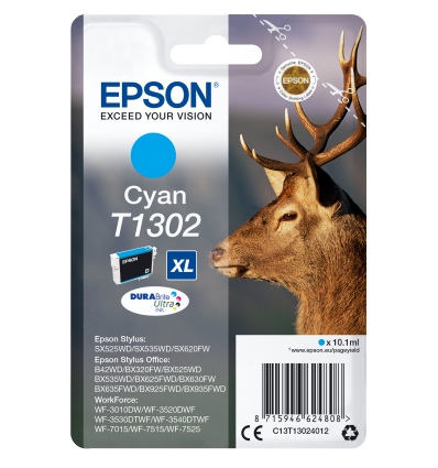 Epson Singlepack Cyan T1302 DURABrite Ultra Ink