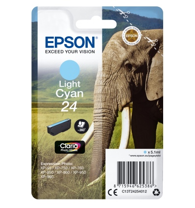 Epson Singlepack Light Cyan 24 Claria Photo HD Ink