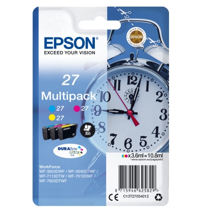 Epson Multipack 3-colour 27 DURABrite Ultra Ink