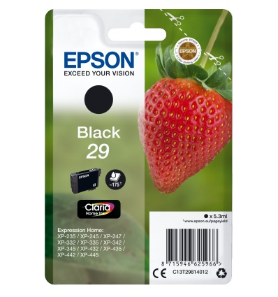 Epson Singlepack Black 29 Claria Home Ink