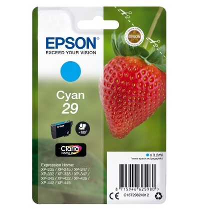 Epson Singlepack Cyan 29 Claria Home Ink