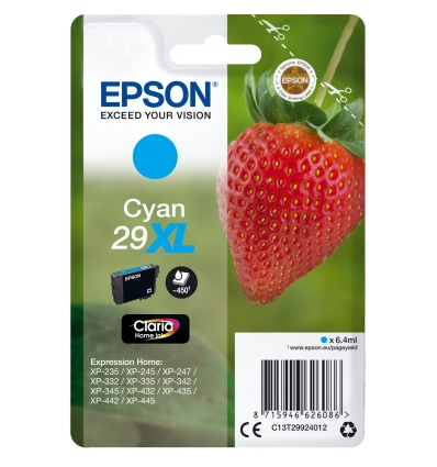 Epson Singlepack Cyan 29XL Claria Home Ink