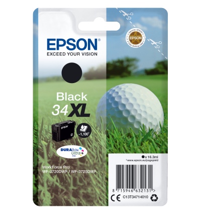 Epson Singlepack Black 34XL DURABrite Ultra Ink