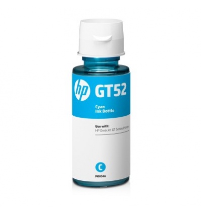 HP GT52 - azurová lahvička s inkoustem