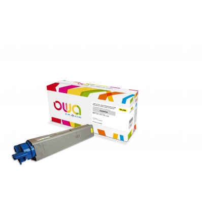 OWA Armor toner kompatibilní s OKI 43459329, 2500st, žlutá/yellow