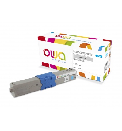 OWA Armor toner kompatibilní s OKI 44469724, 5000st, modrá/cyan